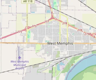 Area schools map